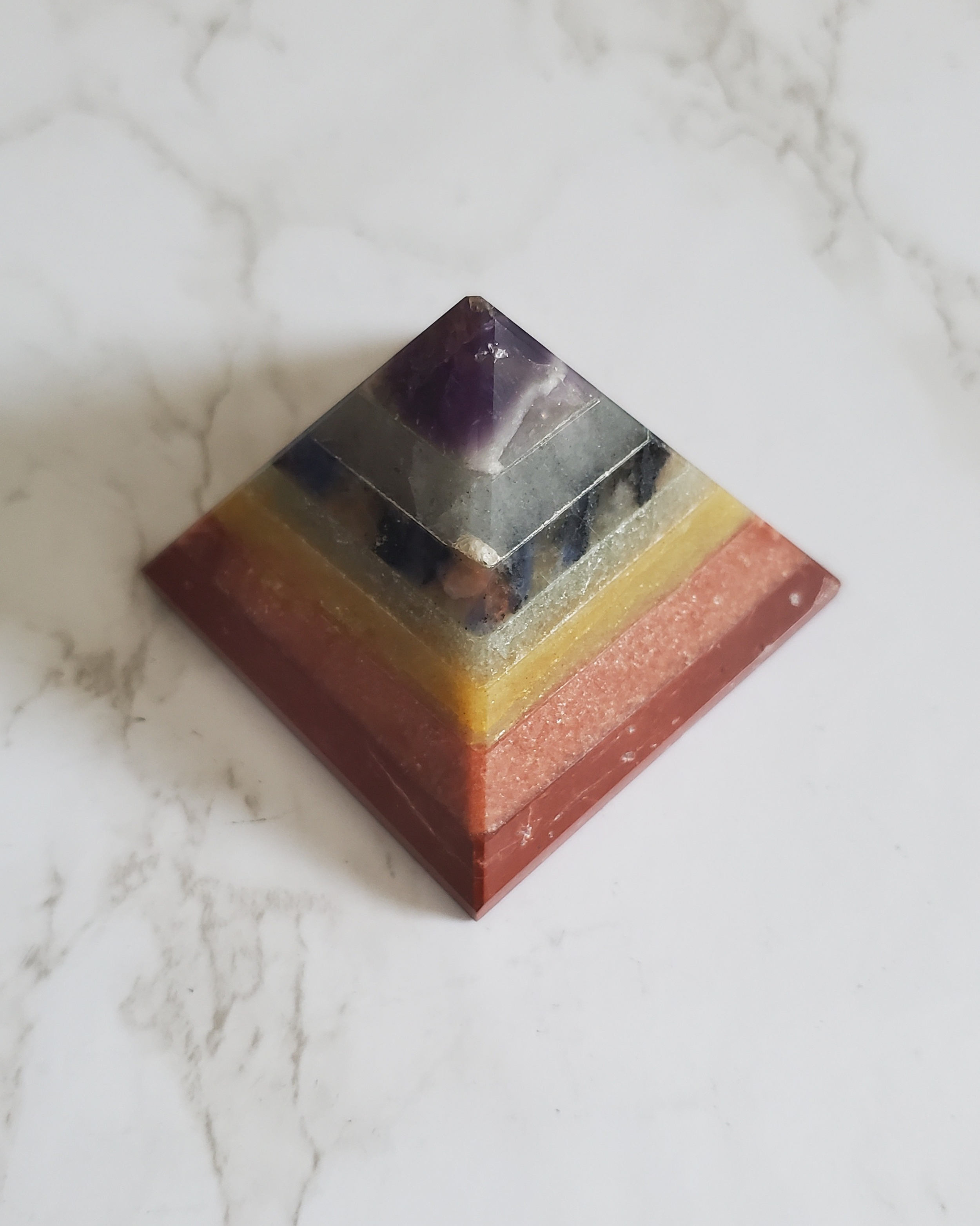 Natural Pain Relief, Meditation, Protection from 5G and EMFs Large Chakra Pyramid