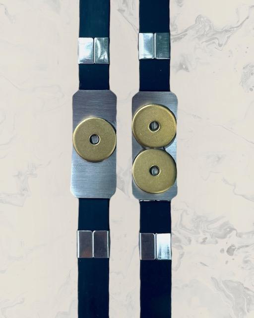 Frequency Jewelry Natural Pain Relief and EMF Protection Bracelet Dolphin Neoprene Band Disc Options