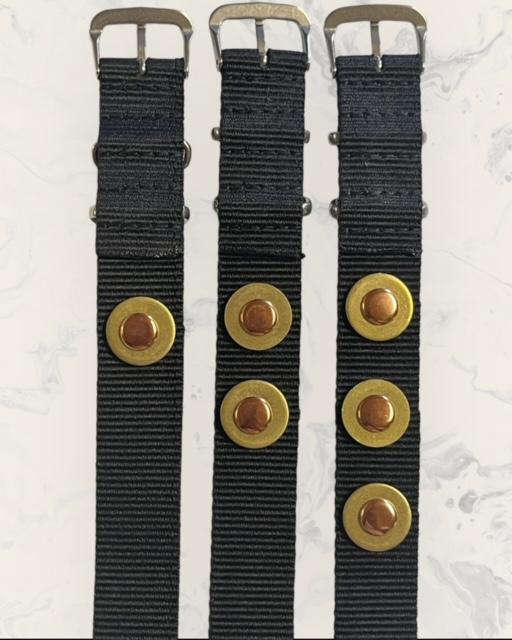 Frequency Jewelry Natural Pain Relief and EMF Protection Bracelet Nylon Band Multicolor Disc Options with 1, 2, and 3 discs