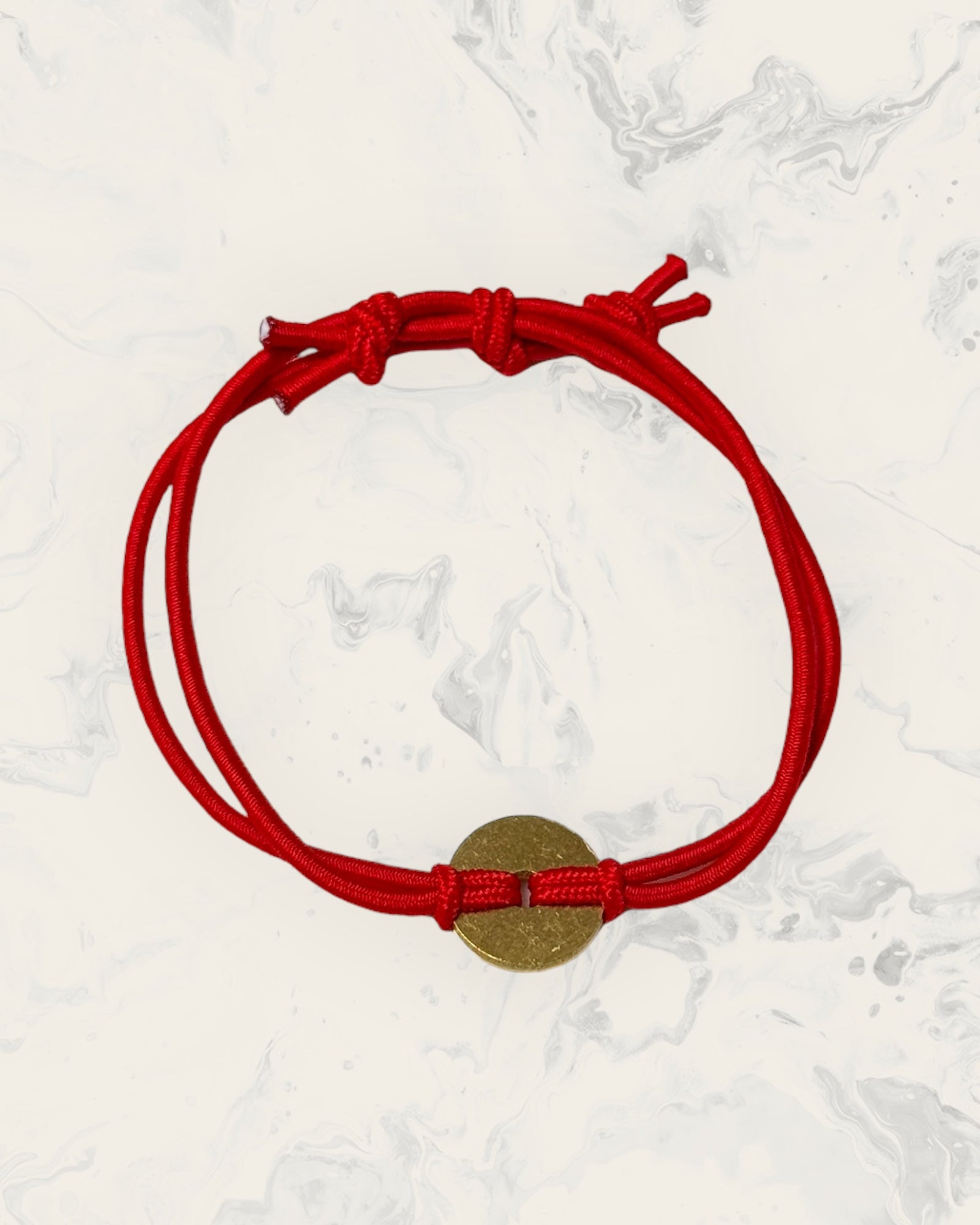 Frequency Jewelry Natural Pain Relief and Protection from 5G and EMFs Bracelet Beach Band Red with No Beads