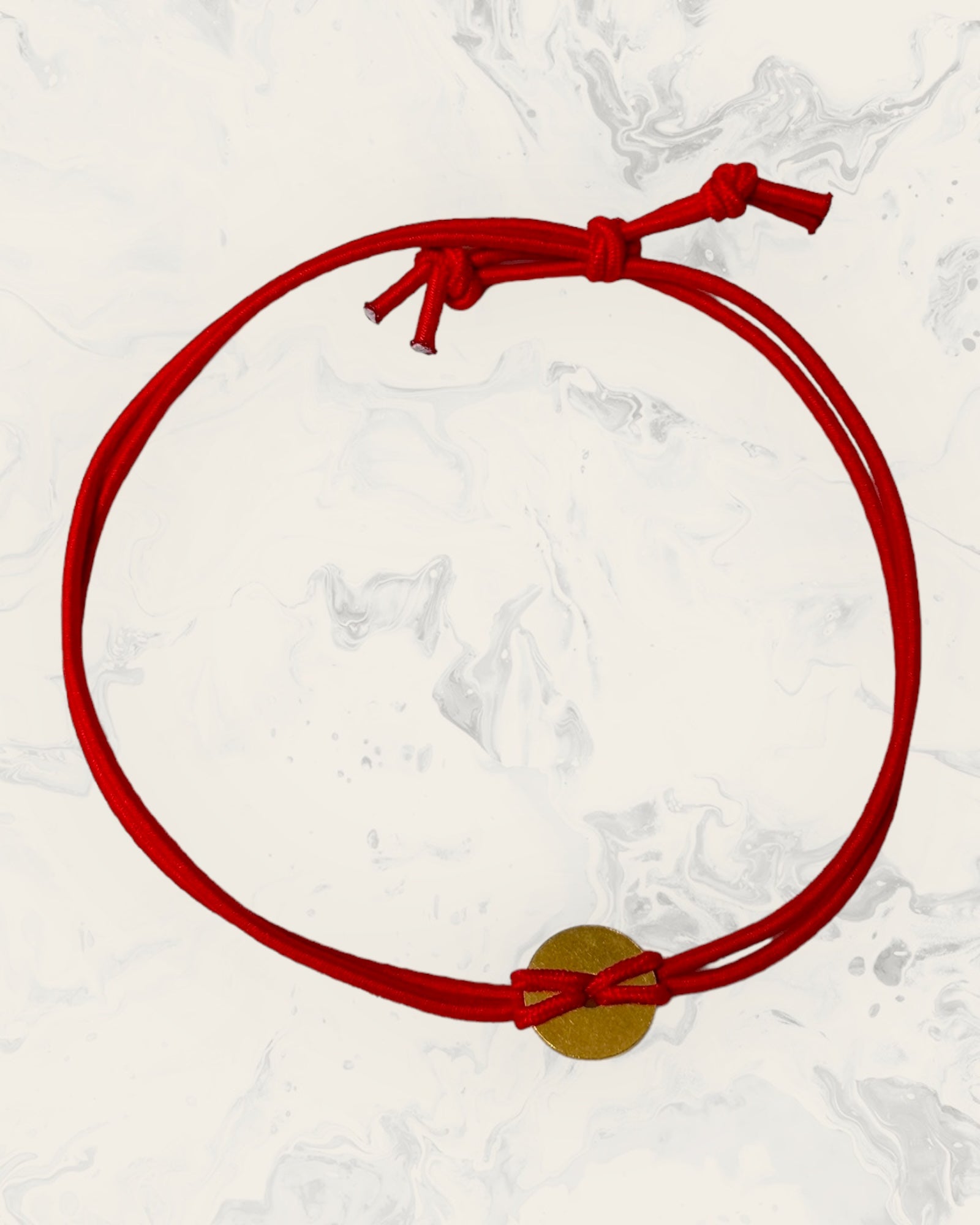 Frequency Jewelry Natural Pain Relief and Protection from 5G and EMFs Anklet Beach Band Red with No Beads