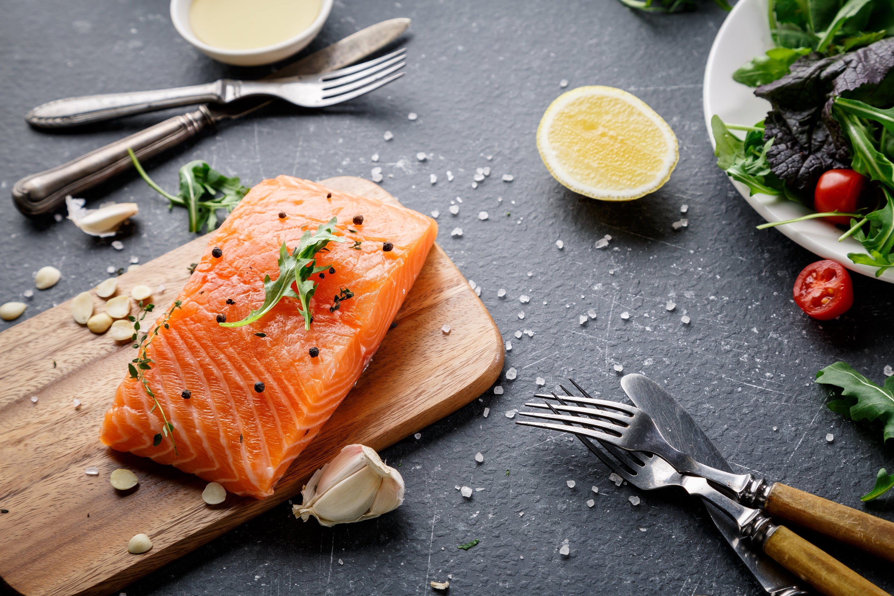 Benefits of Cold Water Salmon (Walnut Crusted Salmon Recipe)