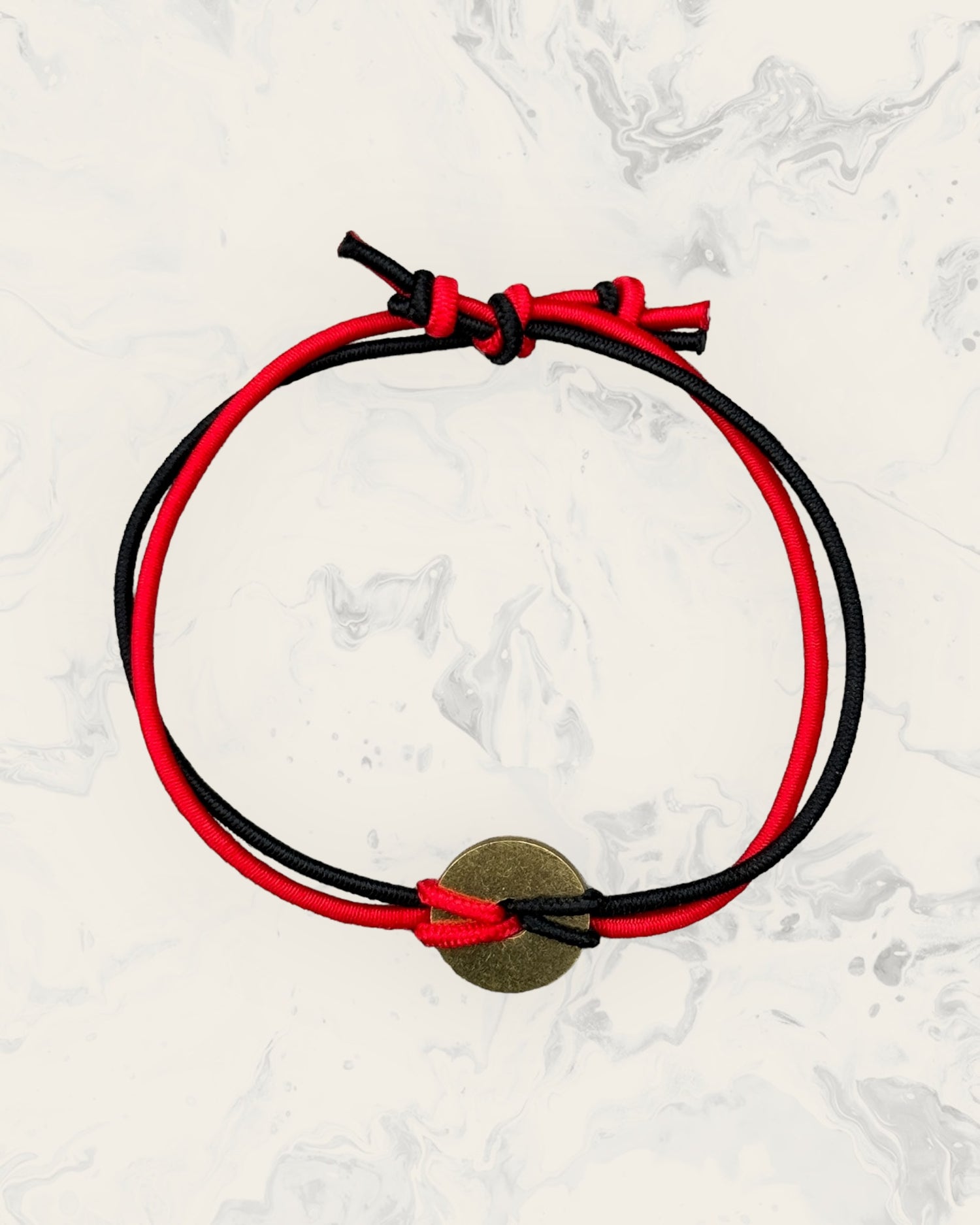 Frequency Jewelry Natural Pain Relief and Protection from 5G and EMFs Bracelet Beach Band Black and Red with No Beads