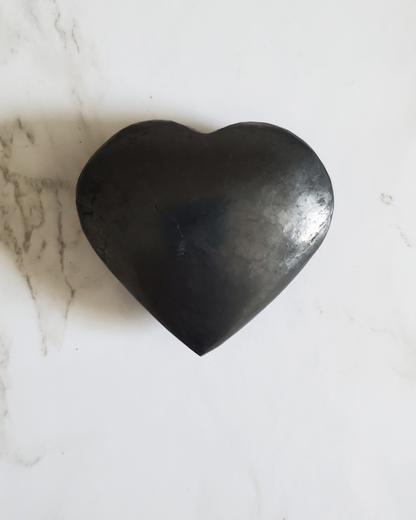 Natural Pain Relief and Protection from 5G and EMFs Shungite Heart Large