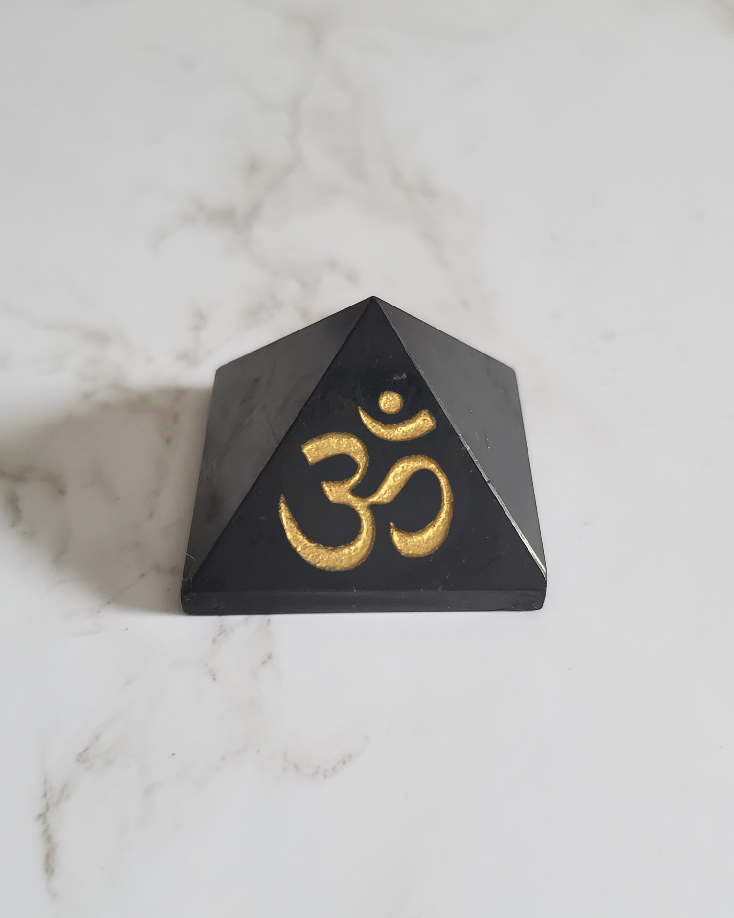 Natural Pain Relief and Protection from 5G and EMFs Shungite Engraved Ohm Design