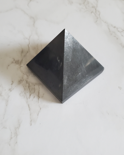 Natural Pain Relief and Protection from 5G and EMFs Shungite Pyramid 45mm